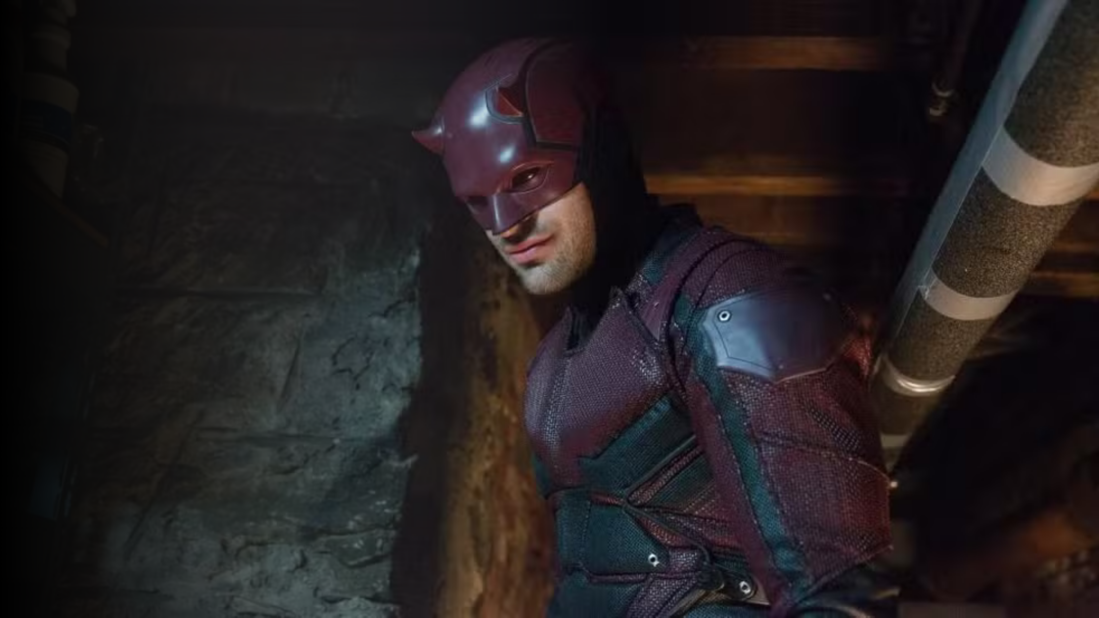 imagem do personagem Demolidor interpretado pelo ator Charlie Cox