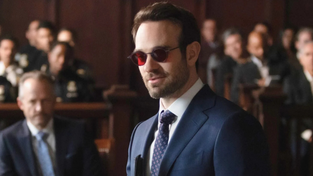 imagem do personagem Demolidor interpretado por Charlie Cox