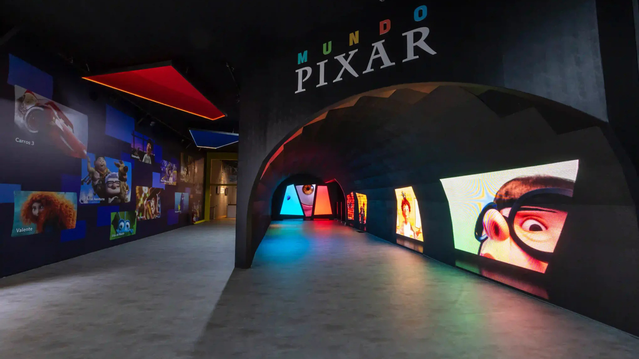 imagem da exposição Mundo Pixar