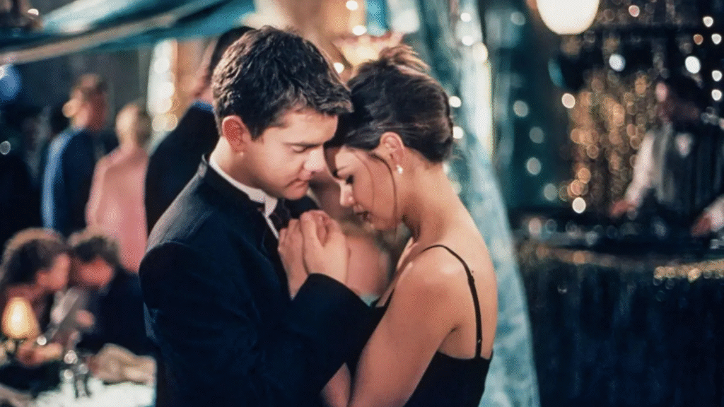 Pacey e Joey em cena da série Dawson's Creek